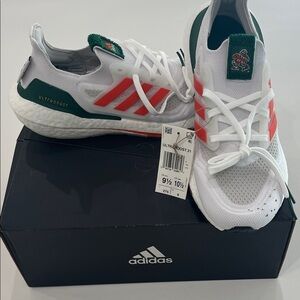 adidas Ultraboosts Miami Hurricanes